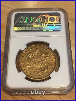 1862-S $20 NGC XF45 Liberty Double Eagle Gold Coin Civil War nice (no PCGS)