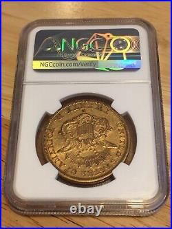 1862-S $20 NGC XF45 Liberty Double Eagle Gold Coin Civil War (no PCGS) origskin