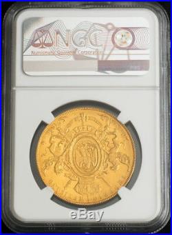 1866, Mexico (Empire), Maximilian I. Gold 20 Pesos Coin. 8,274 Struck! NGC UNC+