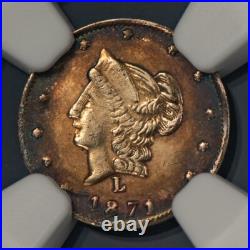 1871 50c California Gold Half Dollar Round Liberty BG-1029 NGC AU Dets G4965 1871 50c California Gold Half Dollar Round Liberty BG-1029 NGC AU Dets G4965