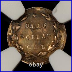1871 50c California Gold Half Dollar Round Liberty BG-1029 NGC AU Dets G4965 1871 50c California Gold Half Dollar Round Liberty BG-1029 NGC AU Dets G4965