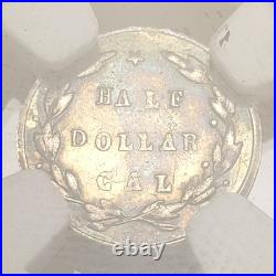 1871 50c California Gold Half Dollar Round Liberty BG-1029 NGC AU Dets G4965 1871 50c California Gold Half Dollar Round Liberty BG-1029 NGC AU Dets G4965