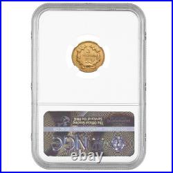 1874 $3 Gold Indian Head NGC AU53 Brown Label