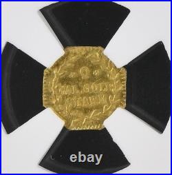 1883 1/4 California Gold, Miner With Pick, Q Oct / Ngc Ms64
