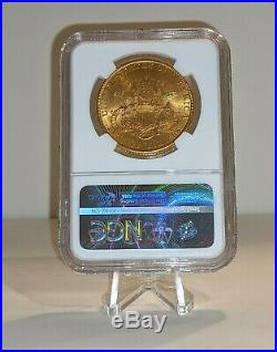 1889-S $20 Liberty Gold Piece Double Eagle Coin NGC MS-61