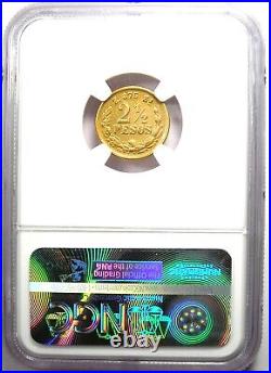 1889-ZS/MO Z Mexico Gold 2.5 Pesos Coin G2.5P Certified NGC VF Details