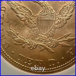 1892 $10 Liberty Head US Gold Eagle Coin NGC MS 61 OLD HOLDER
