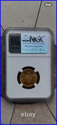 1893kb Hungary G20k Gold Coin Ms 61