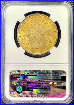1894 $20 Gold American Double Eagle Liberty Head MS62 NGC Lustrous MINT Coin