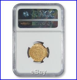 1898A Gold 20 Franc NGC MS63 - Lucky Angel Coin (#10015)