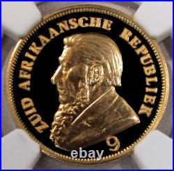 1898 (1999) Official 500 Minted Gold South Africa Pond Stamped 9 Ngc Proof 69 Uc