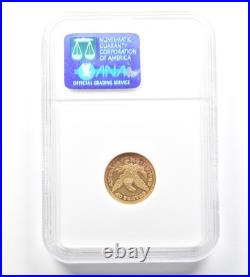 1899 $2.50 Liberty Head Gold Quarter Eagle MS61 NGC 2169 1899 $2.50 Liberty Head Gold Quarter Eagle MS61 NGC 2169