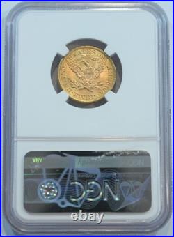 1899 $5 Liberty Head Gold coin MS64+ NGC graded CAC sticker