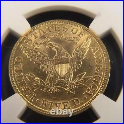 1900-P Liberty Gold Half Eagle $5 Coin NGC MS62 Scarcer in Mint State