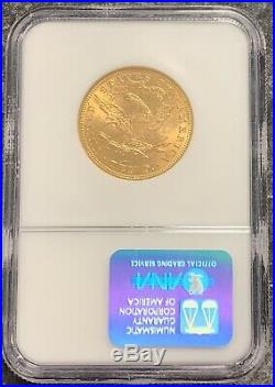 1900-p U. S. $10 Dollar Liberty Gold Eagle Coin Graded Ngc Ms62! Nr