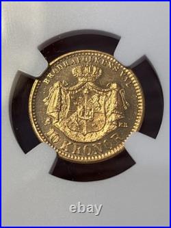 1901 Eb Sweden Gold 10 Kronor Ngc Ms65 Oscar II