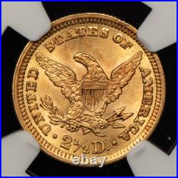 1902 $2.50 Liberty Head Gold Quarter Eagle Eye Appeal NGC MS 63 SKU-G3201 1902 $2.50 Liberty Head Gold Quarter Eagle Eye Appeal NGC MS 63 SKU-G3201