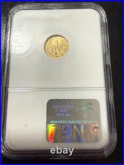 1903MO M Mexico G1P. Gold 1 Peso Coin NGC MS63