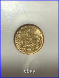 1903MO M Mexico G1P. Gold 1 Peso Coin NGC MS63
