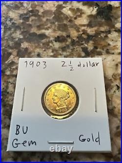 1903 $2.50 Liberty Head Gold Eagle BU