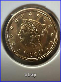 1903 $2.50 Liberty Head Gold Eagle BU