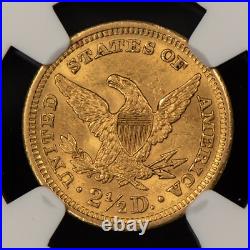 1905 G$2.50 Liberty Head Gold Quarter Eagle NGC MS 62 SKU-G4849 1905 G$2.50 Liberty Head Gold Quarter Eagle NGC MS 62 SKU-G4849