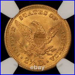 1905 G$2.50 Liberty Head Gold Quarter Eagle NGC MS 64 SKU-G4967