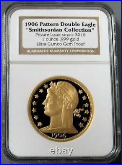 1906 2010 Gold 1 Oz Pattern Double Eagle Smithsonian Ngc Gem Proof Ultra Cameo