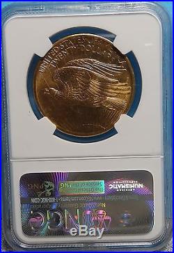 1907 $20 St. Gaudens Gold Double Eagle MS-64 NGC, Better Coin