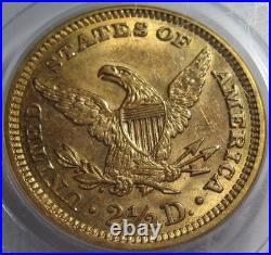 = 1907 MS62 NGC $2.50 Liberty Gold Piece, FREE Shipping