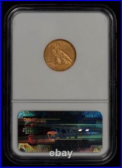 1909 G$2.50 Indian Head Gold Quarter Eagle Luster NGC MS 62 SKU-G6301