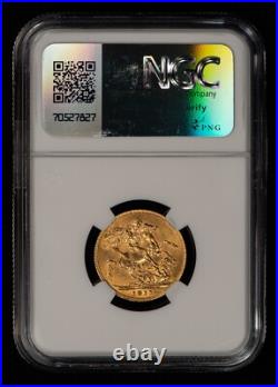 1911-C Canada Gold 1 Sovereign Luster. 2355 AGW NGC MS 62 SKU-G4862 1911-C Canada Gold 1 Sovereign Luster. 2355 AGW NGC MS 62 SKU-G4862