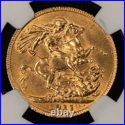 1911-C Canada Gold 1 Sovereign Luster. 2355 AGW NGC MS 62 SKU-G4862 1911-C Canada Gold 1 Sovereign Luster. 2355 AGW NGC MS 62 SKU-G4862