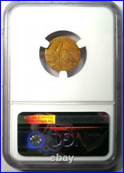 1911-D Indian Gold Quarter Eagle $2.50 Coin (Weak D) NGC XF40 Key Date
