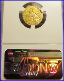 1911 Indian Head $2.5 Quarter Eagle Gold Coin Ngc Ms61 Rare Us Coin