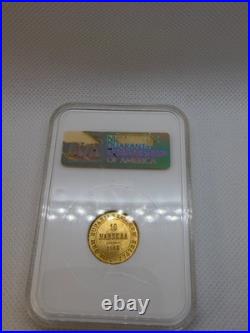 1913 10 Markkaa Gold Coin NGC MS66 Old Fatty Holder Nicholas II Finland