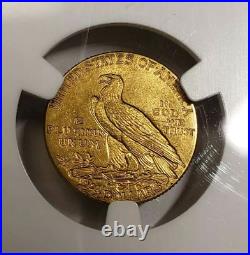 1913 $ 2.50 Gold Indian Head Quarter Eagle NGC MS62