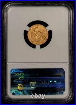 1913 G$2.50 Indian Head Gold Quarter Eagle Better Date NGC MS 61 SKU-G5604
