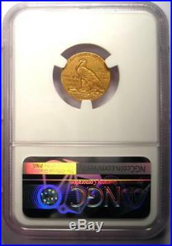 1913 Indian Gold Quarter Eagle $2.50 Coin Certified NGC AU55 Rare Coin