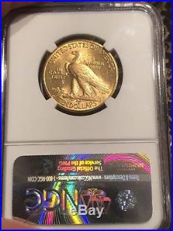 1914 D INDIAN HEAD GOLD $10 EAGLE NGC Certified AU58. Nice 1/2 Oz Gold Coin Rare