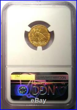 1914-D Indian Gold Quarter Eagle $2.50 Coin Certified NGC AU58 Rare Coin
