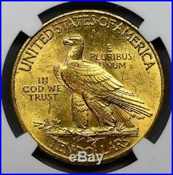 1915 $10 Indian Head Eagle Gold Coin Certified NGC UNC. Details Graded