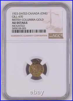 1923-dated Canada G&l-470 British Columbia Gold (one) Pop 1 R8