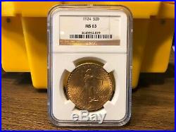 1924 $20 Gold Piece St. Gaudens MS63 US Coins Double Eagle