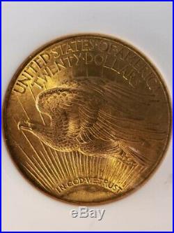 1924 $20 St Gaudens Gold Double Eagle US Coin Beautiful, Uncirculated MS 62