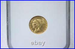 1925-D $2.5 Indian Head Quarter Eagle NGC MS 64 #9005