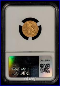 1925-D G$2.50 Indian Head Gold Quarter Eagle PQ Blazer NGC MS 64 SKU-G4077