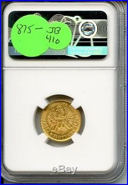 1925 Poland 10 Zlotych Gold Coin NGC MS66 Bolesaw Chrobry Polish JB410