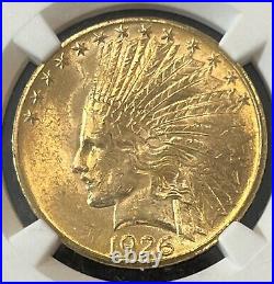 1926 $10 Indian Gold Eagle NGC MS62