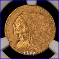 1926 G$2.50 Indian Head Gold Quarter Eagle Looks UNC- NGC UNC Dets SKU-G5639